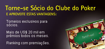 Seja s[ocio do Clube do Poker